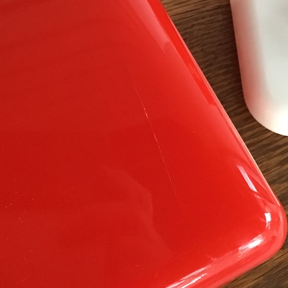 Vintage Lustro Ware Canister 8pc Set Red & Cream Flour Sugar Coffee Tea - Picture 15 of 15